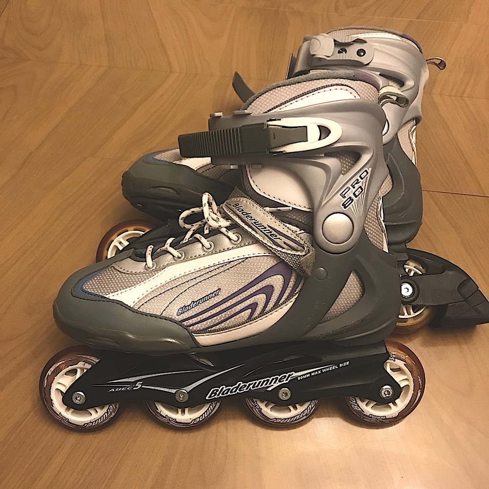 Blade Runner Roller Blades Grey/Blue womens 9